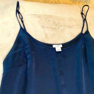 JCrew Blue L Slip Dress Adjustable Straps